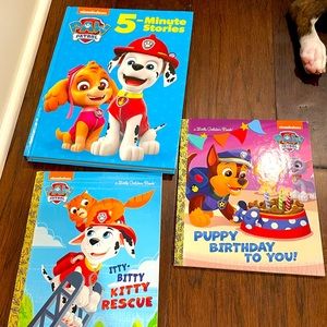 Three Paw Patrol Books